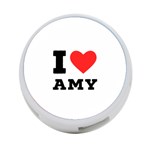 I love amy 4-Port USB Hub (Two Sides) Back