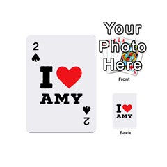 I Love Amy Playing Cards 54 Designs (mini) by ilovewhateva