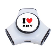 I Love Amy 3-port Usb Hub by ilovewhateva