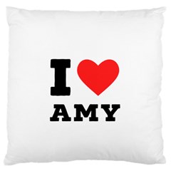 I Love Amy Standard Premium Plush Fleece Cushion Case (one Side) by ilovewhateva