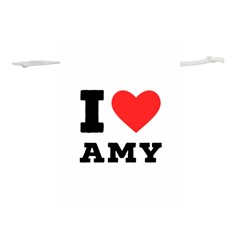 I Love Amy Lightweight Drawstring Pouch (s) by ilovewhateva