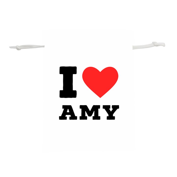 I love amy Lightweight Drawstring Pouch (M)