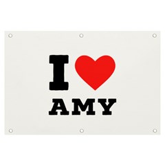 I Love Amy Banner And Sign 6  X 4 