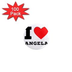 I Love Angela  1  Mini Magnets (100 Pack)  by ilovewhateva