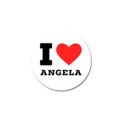 I Love Angela  Golf Ball Marker by ilovewhateva