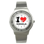 I love Angela  Stainless Steel Watch Front