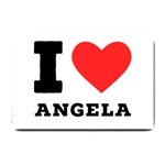 I love Angela  Small Doormat 24 x16  Door Mat