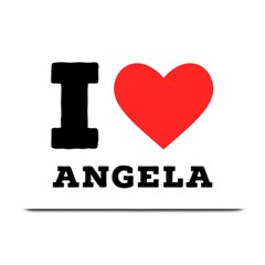 I Love Angela  Plate Mats by ilovewhateva