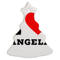 I Love Angela  Ornament (christmas Tree)  by ilovewhateva