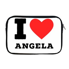 I Love Angela  Apple Macbook Pro 17  Zipper Case by ilovewhateva