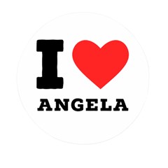 I Love Angela  Mini Round Pill Box (pack Of 5) by ilovewhateva