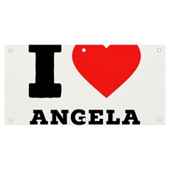 I Love Angela  Banner And Sign 6  X 3  by ilovewhateva