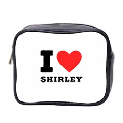 I Love Shirley Mini Toiletries Bag (two Sides) by ilovewhateva