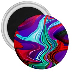 Fluid Background 3  Magnets by GardenOfOphir