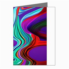 Fluid Background Greeting Cards (pkg Of 8) by GardenOfOphir