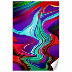 Fluid Background Canvas 24  X 36  by GardenOfOphir