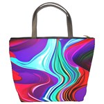 Fluid Background Bucket Bag Back