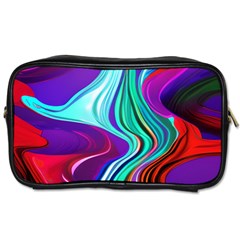 Fluid Background Toiletries Bag (one Side) by GardenOfOphir