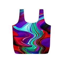 Fluid Background Full Print Recycle Bag (s) by GardenOfOphir