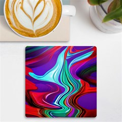 Fluid Background Uv Print Square Tile Coaster  by GardenOfOphir