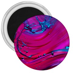 Fluid Art Pattern 3  Magnets by GardenOfOphir