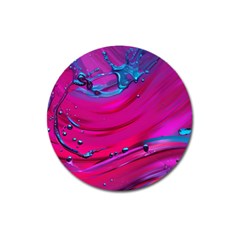 Fluid Art Pattern Magnet 3  (round) by GardenOfOphir