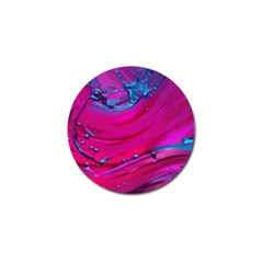 Fluid Art Pattern Golf Ball Marker by GardenOfOphir