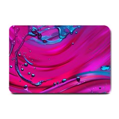 Fluid Art Pattern Small Doormat by GardenOfOphir