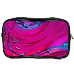 Fluid Art Pattern Toiletries Bag (one Side) by GardenOfOphir