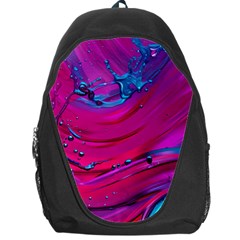 Fluid Art Pattern Backpack Bag by GardenOfOphir