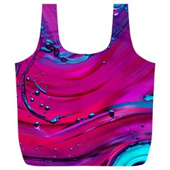 Fluid Art Pattern Full Print Recycle Bag (xl) by GardenOfOphir