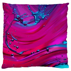 Fluid Art Pattern Standard Premium Plush Fleece Cushion Case (one Side) by GardenOfOphir