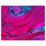 Fluid Art Pattern Premium Plush Fleece Blanket (Medium) 60 x50  Blanket Front