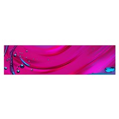 Fluid Art Pattern Oblong Satin Scarf (16  X 60 ) by GardenOfOphir