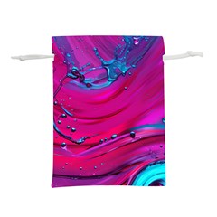 Fluid Art Pattern Lightweight Drawstring Pouch (l) by GardenOfOphir