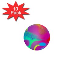 Fluid Background 1  Mini Magnet (10 Pack)  by GardenOfOphir