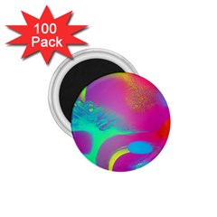 Fluid Background 1 75  Magnets (100 Pack)  by GardenOfOphir