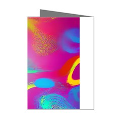 Fluid Background Mini Greeting Cards (pkg Of 8) by GardenOfOphir