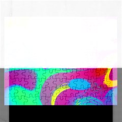 Fluid Background Rectangular Jigsaw Puzzl by GardenOfOphir