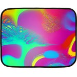 Fluid Background Fleece Blanket (Mini) 35 x27  Blanket Front