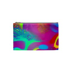 Fluid Background Cosmetic Bag (small) by GardenOfOphir