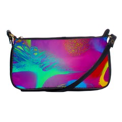 Fluid Background Shoulder Clutch Bag by GardenOfOphir