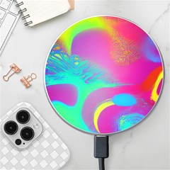 Fluid Background Wireless Fast Charger(white) by GardenOfOphir