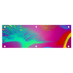 Fluid Background Banner And Sign 6  X 2  by GardenOfOphir