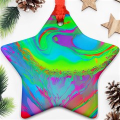 Fluid Artistic Ornament (Star)