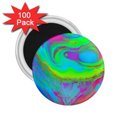 Fluid Artistic 2 25  Magnets (100 Pack)  by GardenOfOphir