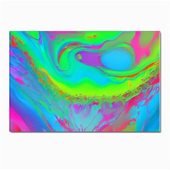 Fluid Artistic Postcard 4 x 6  (pkg Of 10) by GardenOfOphir