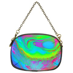 Fluid Artistic Chain Purse (one Side) by GardenOfOphir