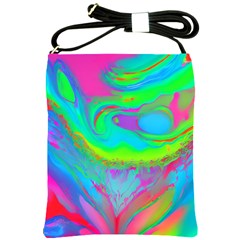 Fluid Artistic Shoulder Sling Bag by GardenOfOphir