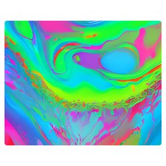 Fluid Artistic One Side Premium Plush Fleece Blanket (medium)